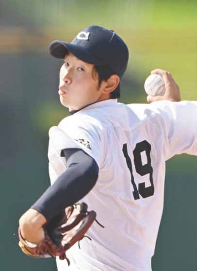 東海学園大戦に先発した中京大・漢人＝パロマ瑞穂球場で