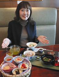 名古屋女子大の学生らが考案した「健康おせっかい膳」