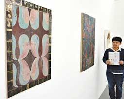 絵画表現の可能性を考える展覧会「絵画の何か」=港区名港1で