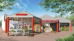 フルーツパークマルシェの完成イメージ図