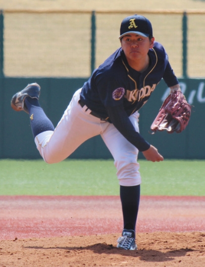 愛院大戦でのフル回転が予想される愛工大のエース・新村将斗投手（川越亮太撮影）