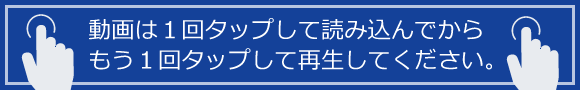 動画は1回タップして読み込んでからもう1回タップして再生してください